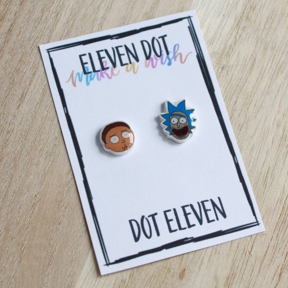 jewelry rick morty cartoon
